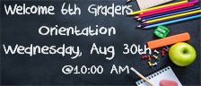 6th Grade Parent Orientation